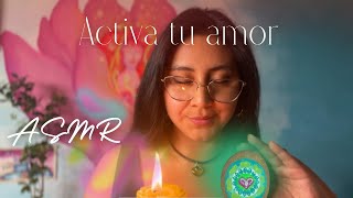 ASMR LUZ para tu CHAKRA CORAZON DUERME con amor ❤️ [upl. by Krystyna421]