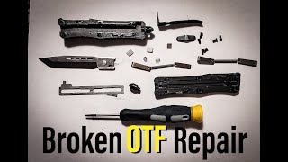 Fixing a broken OTF knife [upl. by Tonie]