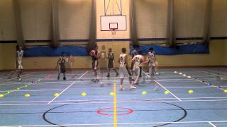 Warmup Games for Youth Basketball Tag Ball [upl. by Odiug]