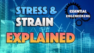 Stress Strain and Tensile Test EXPLAINED  Essential Engineering [upl. by Airdnazxela502]