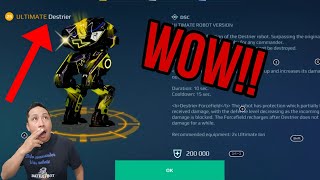 WOW‼️‼️ DESTRIER de edición ULTIMATE 😱😍  War Robot  Turbo Commander WR [upl. by Nesyaj]