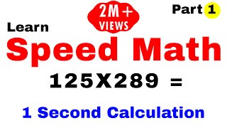 Speed Maths for fast calculation Part 1  In hindi [upl. by Sharla731]