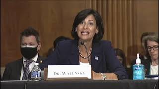 LIVE Dr Fauci CDCs Walensky testify to Senate on pandemic response [upl. by Htiekal]