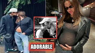 WOW Justin Bieber Romantically Kisses Wife Hailey While Caressing Baby Bump [upl. by Ttebroc]