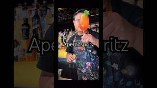 🔥Italian aperol spritz recipe 😱 drink shorts cocktail [upl. by Goldina99]