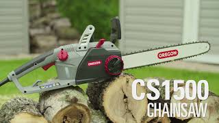 Oregon CS1500 Chainsaw with 16inch 40cm Guide Bar [upl. by Ferretti]