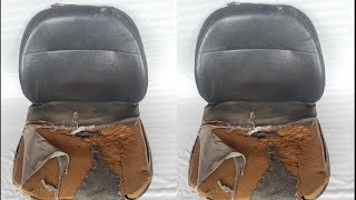 Upholstery for beginners how to upholster Semi truck seat [upl. by Adolphe]