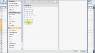Kalender i Excel  Find kalender i regneark [upl. by Grimonia]