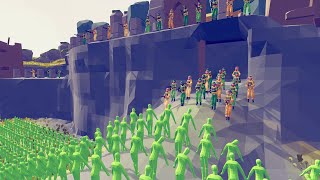 Zombies invaded the Helms Deep amp Army Soldier Defend Castle  Totally Accurate Battle Simulator TABS [upl. by Nivat]