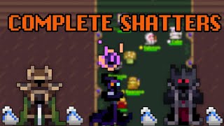 RotMG ALL COMPLETE SHATTERS BOSSES Sentinel Archmage And Forgotten King [upl. by Oidivo]