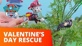 PAW Patrol  Valentine’s Day Tree Rescue  Toy Pretend Play For Kids [upl. by Andrey]