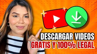 CÓMO DESCARGAR VIDEOS DE YOUTUBE GRATIS 2024 [upl. by Ahtelra]