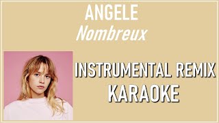 Angèle  Nombreux karaoké instrumental remix [upl. by Thurman884]