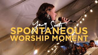 Spontaneous Worship Moment  Téa Johnson  Young Saints Conference 2021 [upl. by Ardnekat]