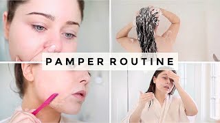 MY FULL PAMPER ROUTINE [upl. by Nesnar51]