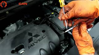 How to Check the Transmission Fluid Level on a Mitsubishi [upl. by Uaeb]