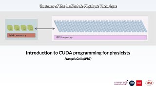 François Gelis 2024 Introduction to CUDA programming for physicists 34 [upl. by Rednirah268]