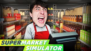 I Got a Job at a Grocery Store  Supermarket Simulator [upl. by Gary320]