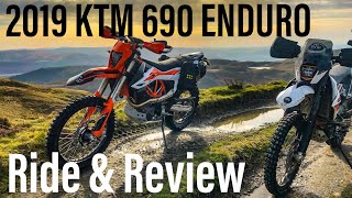 2019 KTM 690 ENDURO R REVIEW [upl. by Luapnoj599]