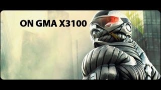 Crysis 2 on Intel GMA x3100 [upl. by Aitnwahs]