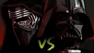 Darth Vader vs Kylo Ren RAP Duelos Legendarios de Rap de la Historia  Zigred Prod H3 Music [upl. by Lainahtan]