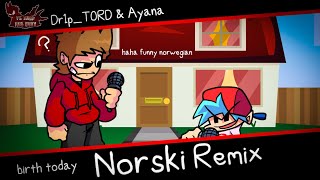 Dr1pT0RD Ft Ayana  FNF VS Tords Red Fury  Norski Remix [upl. by Anayet]