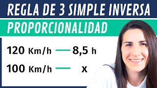 PROBLEMA de Proporcionalidad INVERSA ✅ REGLA DE TRES Simple Inversa [upl. by Marcel]