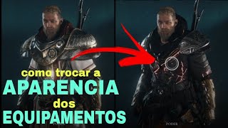 Transmog  trocando a aparência dos equipamentos sem trocar os status  Assassins Creed Valhalla [upl. by Stearns231]