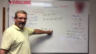 Dynamics  Lesson 3 Rectilinear Constant Acceleration Example [upl. by Dnana]