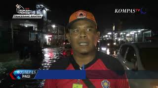 Banjir di Tangerang Putus Akses Jalan Ke Perumahan Warga [upl. by Lipfert]