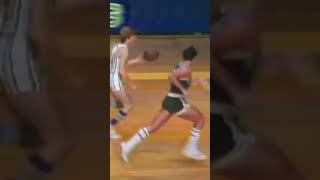 Pistol Pete Maravich First NBA Points [upl. by Zelde]