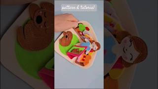 DIY Felt Dollhouse Wardrobe and DressUp Doll Tutorial [upl. by Carilla]