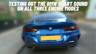 2020 BMW 840i Cold Start Sound On All 3 Engine Modes  Sport Comfort amp ECO Pro [upl. by Nnylsoj]