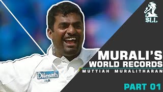 Muttiah Muralitharan Unbreakable 16 World Records You Must Watch [upl. by Nodnrb]