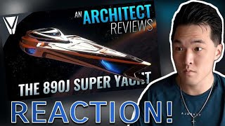 An Architect Reviews the 890J Super Yacht  Star Citizen Reaction  Morphologis [upl. by Nosreffej]