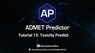 ADMET Predictor Tutorial 13 Toxicity Predictions [upl. by Birdt3]