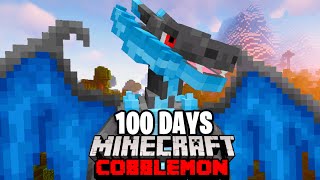 I Spent 100 DAYS in MEGA POKEMON Minecraft Against my Rival Duos Cobblemon [upl. by Aerdnaxela266]