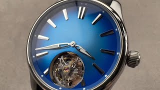 H Moser amp Cie Pioneer Tourbillon 38041208 H Moser amp Cie Watch Review [upl. by Goodman]