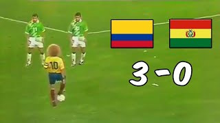 EL DIA QUE EL PIBE VALDERRAMA DESTRUYÓ A BOLIVIA [upl. by Wootan772]