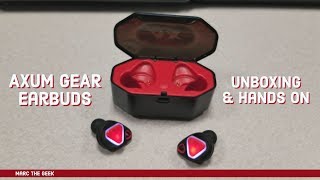 AXUM GEAR Earbuds Hands On [upl. by Webber]