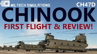 Miltech Simulations CH47D CHINOOK for Microsoft Flight Simulator  Out Now First Flight amp Review 4K [upl. by Adaline134]