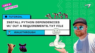 How to Install Python Packages w no requirementstxt File  Generate all dependencies w Fresh venv [upl. by Lyndsie589]