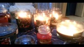 Christmas Candle Collection 2013 Yankee Candle Village Candle and Illuminations [upl. by Bish]