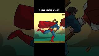 Superman defeat Omniman but Caption America and Batman died in this fight animation edit shorts [upl. by Verdie893]