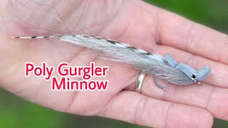 Fly Tying  Poly Gurgler Minnow [upl. by Tomas24]