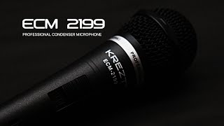 PROFESSIONAL CONDENSER MICROPHONE ECM2199  KREZT [upl. by Bough464]