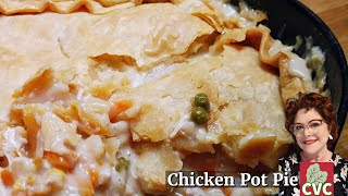 Double Crust Chicken Pot Pie  Old Fashioned No Canned Soups [upl. by Tarrant]