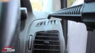 Car Interior Cleaning with Steam Vapour [upl. by Werdnael]