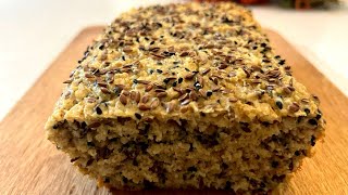 Healthy Oatmeal Bread for a Breakfast  No Flour No Butter [upl. by Latterll]