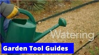 Garden Tool Guides  How to Use a Watering Can [upl. by Ahsimot71]